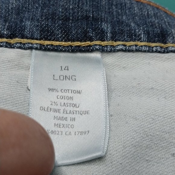 2693 14 Long Old Navy Then Flirt, Upcycled Stretch Bell-Bottoms - Picture 6 of 6